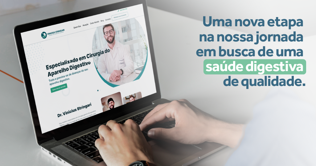 Meu novo site está no ar!